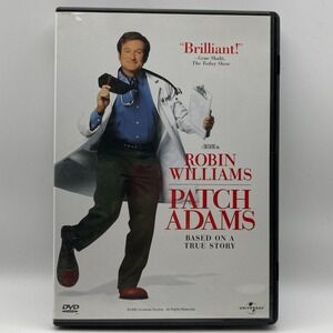 Patch Adams Robin Williams Movie DVD 1998 Universal Pictures Based On True Story
